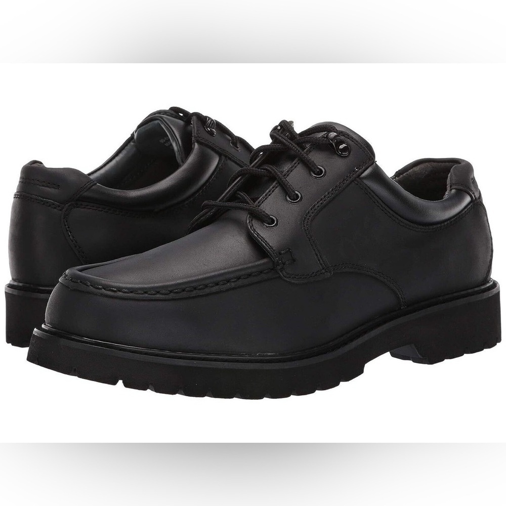 Dockers Men's Glacier Business Casual Black Leather Oxfords- Size 10